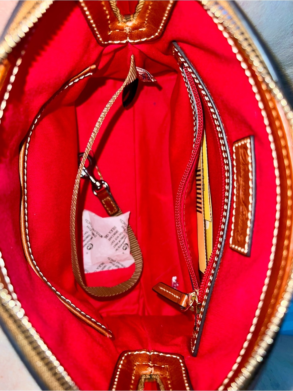NWTs, Dooney & Bourke SPEARMINT Pebbled Leather Cameron X-Body & Matching Wallet - Picture 8 of 9